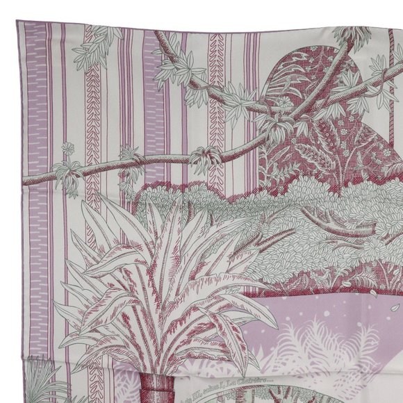 HERMES Pink Scarf - Picture 2 of 10